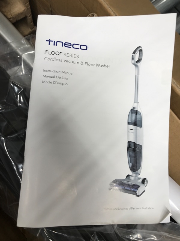 Photo 2 of unable to test
Tineco iFloor Complete Cordless Wet Dry Vacuum Hardwood Floor Cleaner for Multi-Surface Cleaning , Great for Sticky Messes and Pet Hair 
