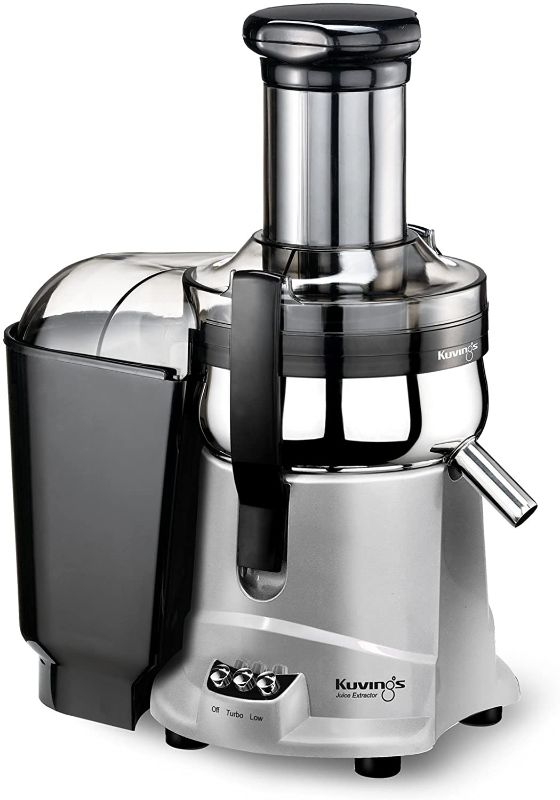 Photo 1 of Kuvings NJ-9500U Centrifugal Juice Extractor- Higher Nutrients and Vitamins, BPA-Free Components, Easy to Clean, Ultra Efficient 350W -Silver
