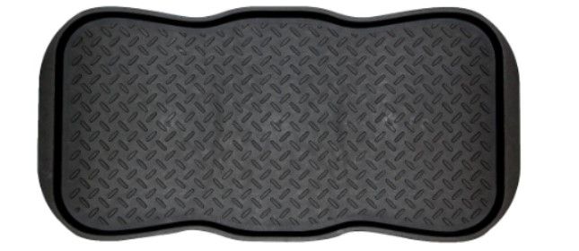 Photo 2 of TrafficMASTER Scalloped Black 1 ft. 7-inch x 3 ft. 3-inch Indoor/Outdoor Rectangular Boot Tray
25ct
