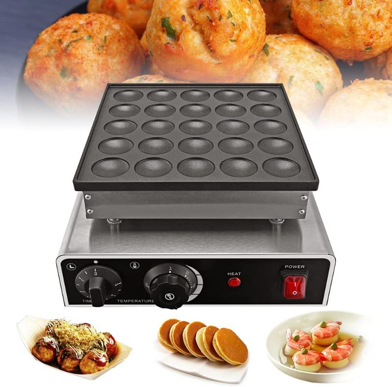 Photo 1 of UNABLE TO TEST
KOSIEJINN Muffin Machine Mini Pancakes Maker Waffle Maker 25-Holes 950W Electric Mini Pancake Machine Muffin Machine Home Kitchen Appliances with Timer, Temperature Control Knob and Heating Indicator (US plug 110V)
