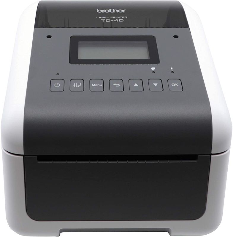 Photo 1 of Brother TD-4550DNWB Desktop Direct Thermal Printer - Monochrome - Label Print