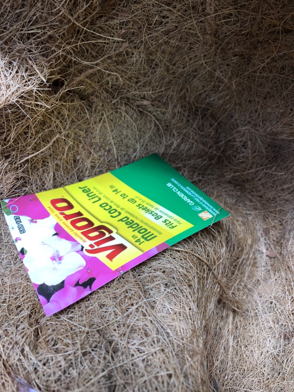 Photo 1 of 21  PACK: Vigoro
14 in. Replacement Coco Liner