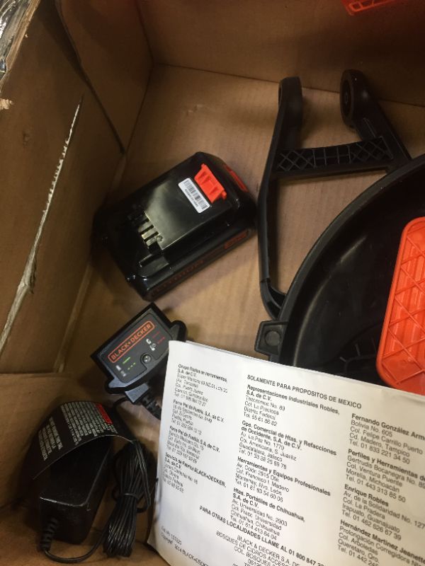 Photo 1 of BLACK+DECKER 3-in-1 Lawn Mower, String Trimmer and Edger, 12-Inch, Cordless (MTC220)
