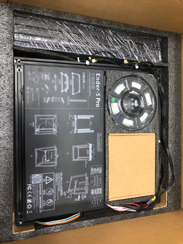 Photo 3 of Official Creality Ender 5 Pro 3D Printer Upgrade Silent Mother Board Metal Feeder Extruder and Capricorn Bowden PTFE Tubing 220 x 220 x 300mm Build Volume
