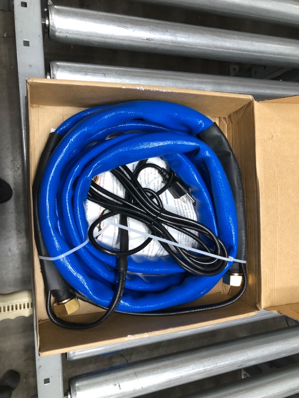 Photo 1 of Camco 12ft TastePURE Heated Drinking Water Hose with Thermostat - Lead and BPA Free, Reinforced for Maximum Kink Resistance, 1/2"Inner Diameter (22910)
