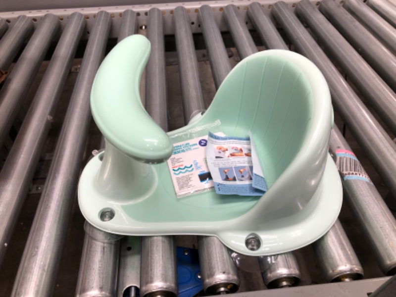 Photo 2 of Baby Bath Seat, Powerful Suction Cup Non-Slip Cushion Backrest Shower Chair, Portable Separate Handle Shower Safety Seat for Infant Toddler from 6 to 18 Months
