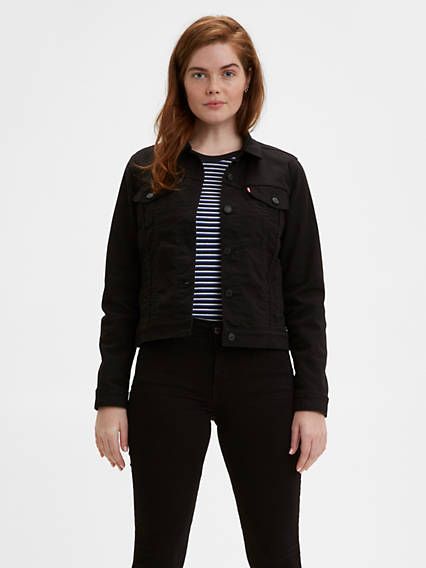 Photo 1 of Levi's Women's Original Denim Trucker Jacket XL
