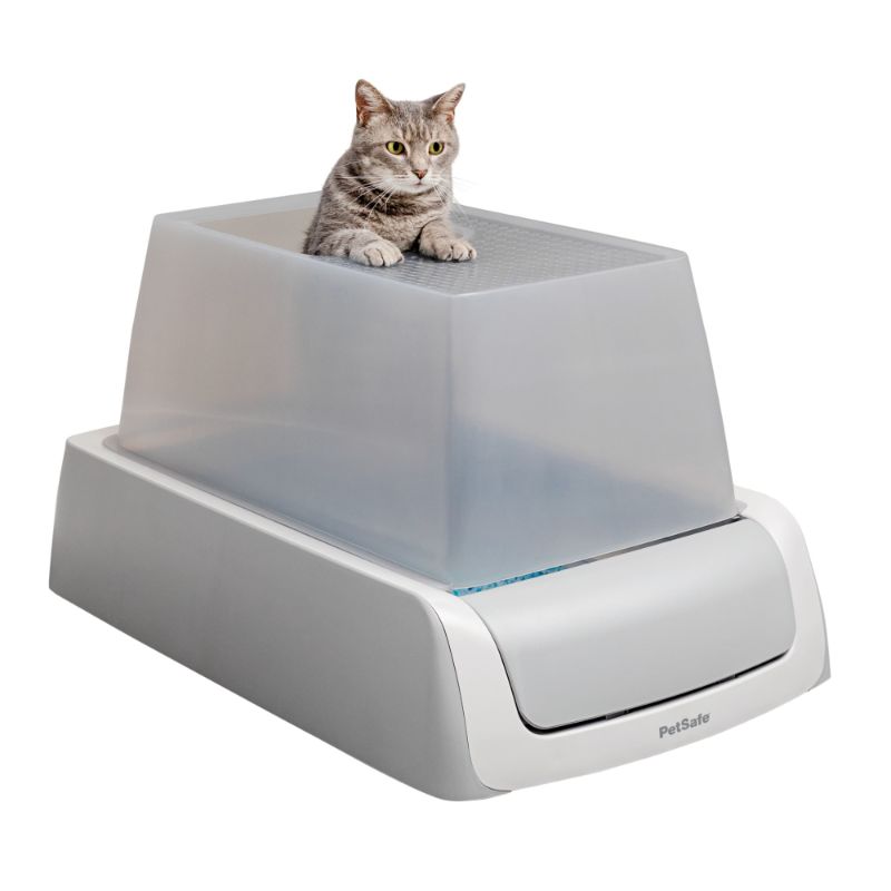 Photo 1 of **NEEDS TO BE CLEANED**
ScoopFree Ultra Top-Entry Automatic Self-Cleaning Cat Litter Box, Gray
