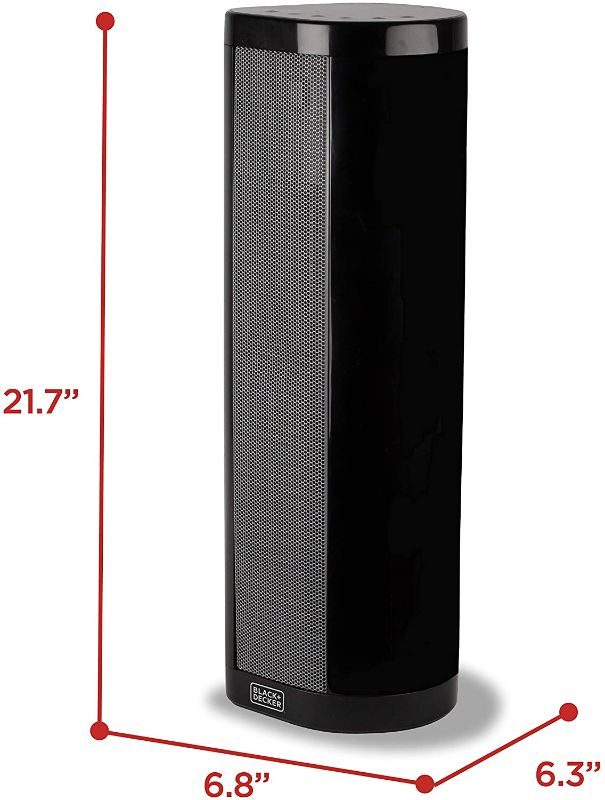 Photo 1 of *MISSING remote* 
BLACK+DECKER Tower Space Heater, Infrared Heater with Remote Control, 1500W, 40°F - 95°F
