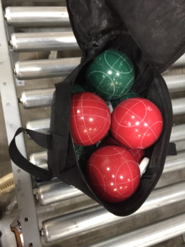 Photo 2 of Amazon Basics Bocce Ball Set with Soft Carry Case
