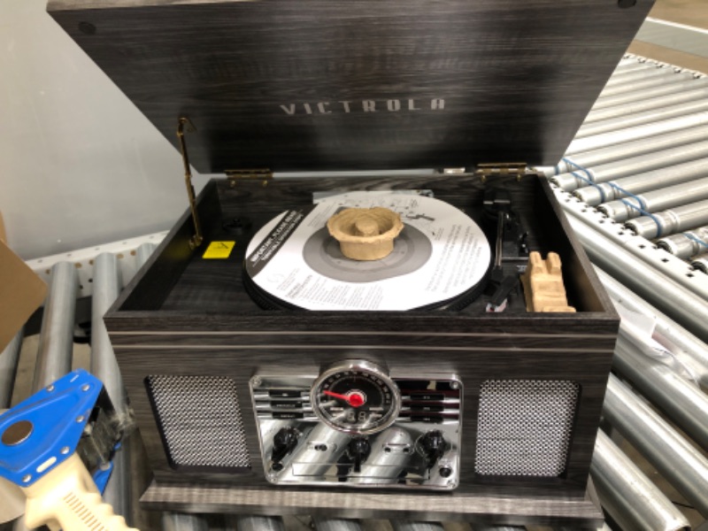 Photo 2 of Victrola VTA-200B Wooden 6-In-1 Nostalgic Classic Turntable with Bluetooth