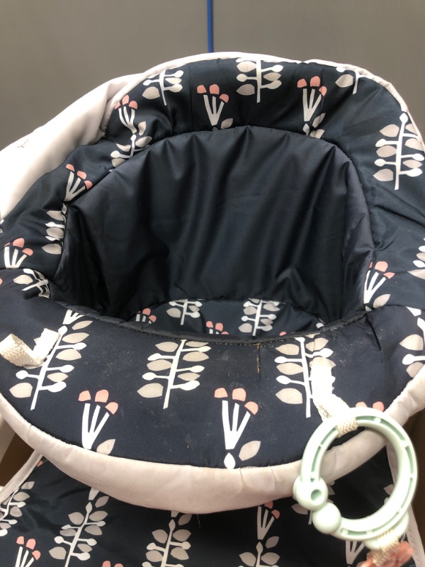 Photo 1 of Fisher-Price Sit-Me-Up Floor Seat with Tray - Navy Garden, Infant Chair
