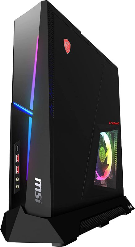 Photo 1 of MSI Trident X (SFF) Gaming Desktop, Intel Core i7-11700K, GeForce RTX 3080, 16GB Memory, 1TB SSD, WiFi 6E, USB Type-C, Thunderbolt 4, VR-Ready, Windows 10 Home Adv. (11TE-1871US)
