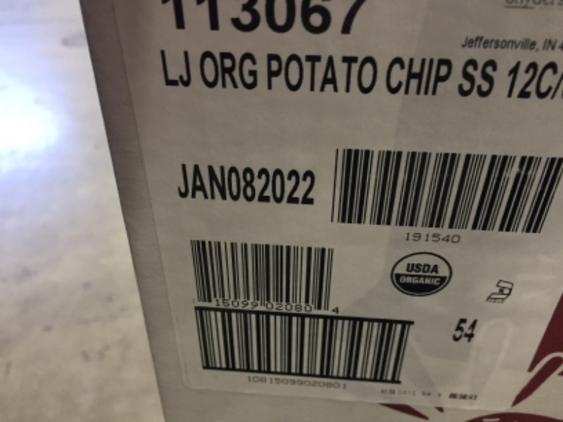 Photo 1 of *** EXPIRED JAN 8 2022***(11 Pack)Late July Non-GMO Gluten Free Organic Vegan Sea Salt Potato Chips, 5 oz.