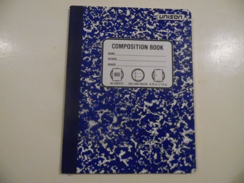 Photo 1 of 48 pack of College Ruled Solid Composition Notebook Black - Unison

