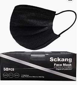 Photo 1 of Bundle of masks - sckang Disposable Face Mask Breathable Earloop Masks 50 Pcs/ Reusable Cloth Face Masks Washable - 4 Layer 4D Anti Fogging Adult Face Mask with Nose Wire, Breathable Adjustable Mask/60PCS KF94 Adult 4-Ply Breathable Comfortable KF94_Fàce 