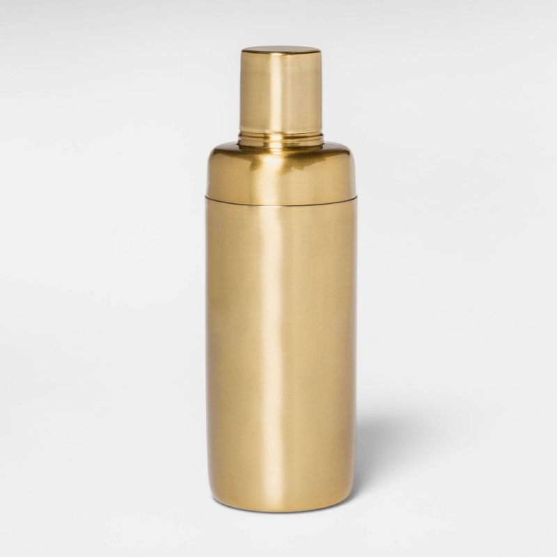Photo 1 of 21oz Stainless Steel Cocktail Shaker Gold - Project 62

