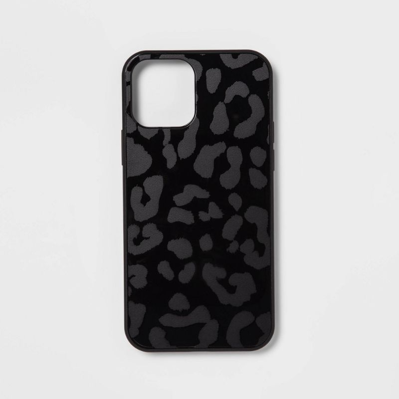 Photo 1 of Heyday Wireless Bluetooth Flat Earbuds - Wild Dove and Heyday Apple iPhone 12/iPhone 12 Pro Case with MagSafe - Black Leopard Print
