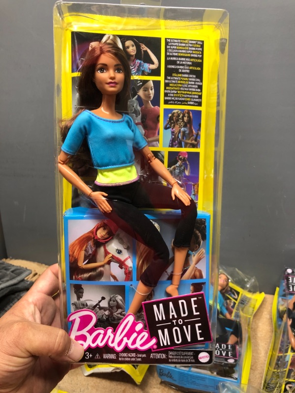 Photo 2 of Barbie Made To Move Doll Blue Top