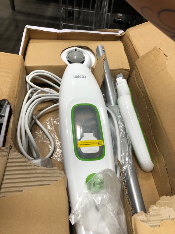 Photo 3 of TOPPIN Steam Mop -Flexible M1 Detachable Handheld Steam Cleaner with 2 Pads, Adjustable Steam Level, 23ft Power Cord, and 450ml Water Tank for Hardwood Floor, Carpet, Tile, Laminate, Marble, etc
