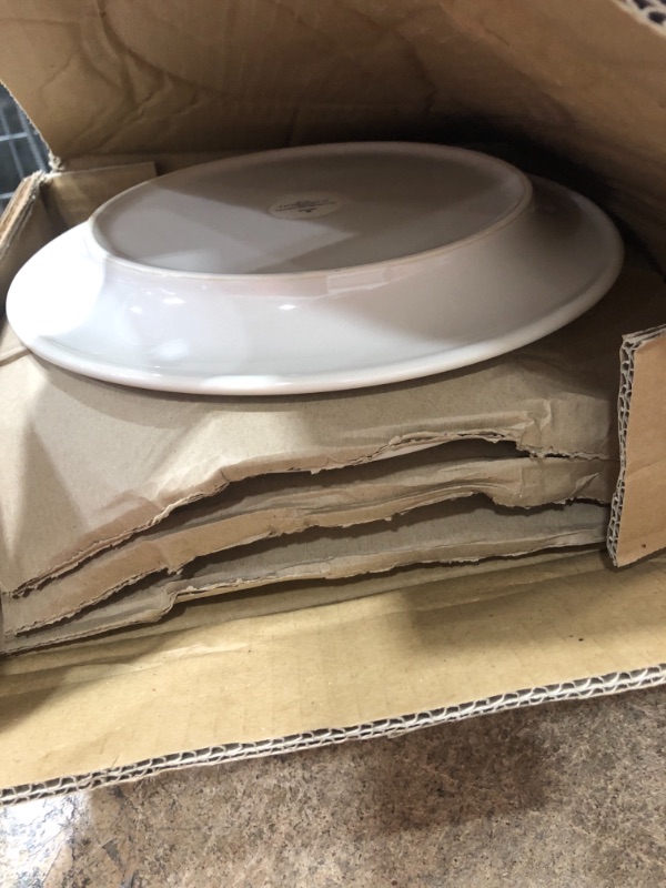 Photo 3 of 16pc Porcelain Woodbridge Dinnerware Set White - Threshold™
