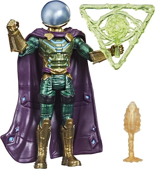 Photo 1 of 2 ITEM BUNDLE)()))Spider-Man Marvel 6-Inch Mystery Web Gear Marvel's Mysterio Action Figure, Includes Mystery Web Gear Armor Accessory and Character Accessory, Ages 4 and Up + Marvel Spider-Man - 5 Tall LED Flashlight Lanterns w/ 3 Light Modes Brand New