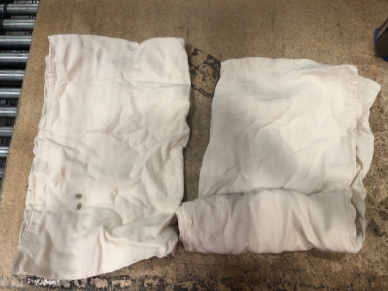 Photo 2 of 100% Washed Linen Solid Pillowcase Set - Casaluna™ (ONE PILLOWCASE STAINED. POTENTIALLY USED)