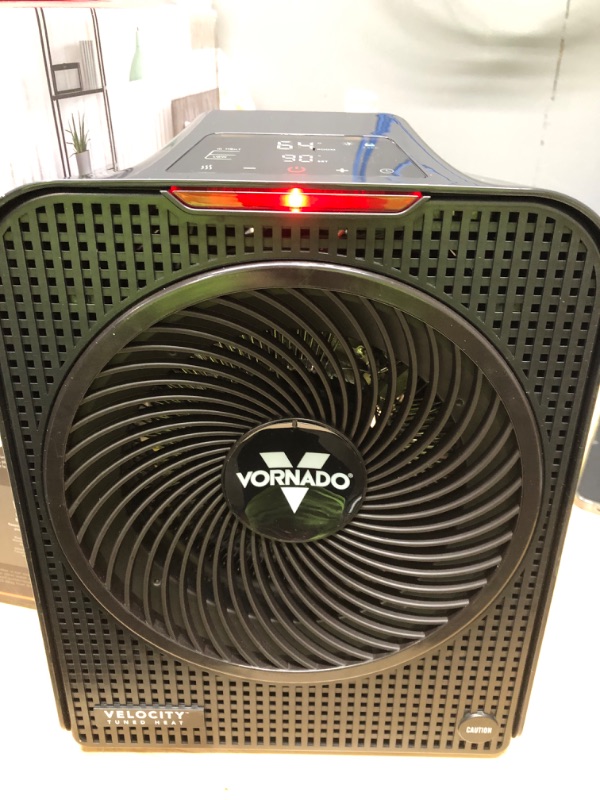 Photo 3 of Vornado Velocity 5 Whole Room Space Heater with Auto Climate Control, Timer, and Safety Features, Large,

**item is black, not white**