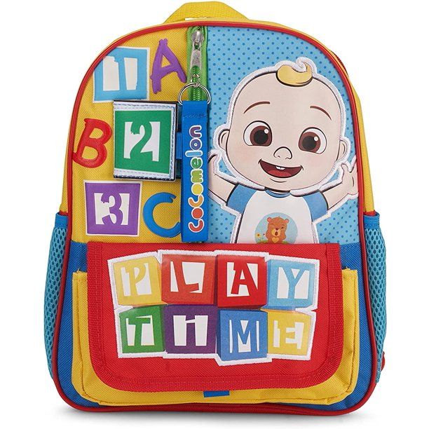 Photo 1 of Cocomelon JJ's Playtime Interactive Mini Backpack for Boys and Girls, Pre-school Schoolbag with Padded Back and Adjustable Straps, Versatile 12”
