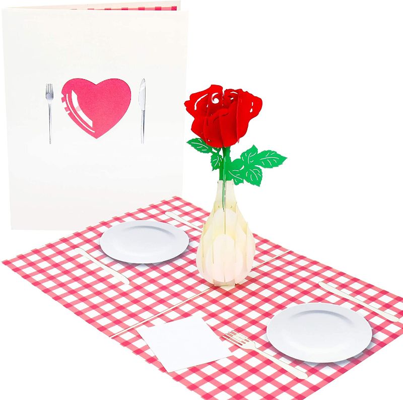 Photo 1 of  21 PACK OF PopLife Romantic Date for Two 3D Pop Up Valentine's Day Card
