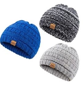 Photo 1 of REDESS Baby Kids Winter Warm Hats, Infant Toddler Children Beanie Knit Cap Girls Boys
2 sets
