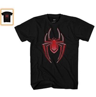 Photo 1 of Marvel Miles Morales Ultimate Spider-Man Gamerverse Symbol Mens T-Shirt
3XL