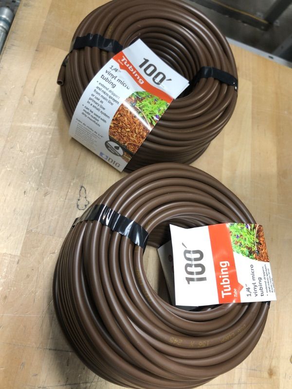 Photo 2 of 1/4 in. x 100 ft. Vinyl Micro Drip Tubing
2 PACK 
