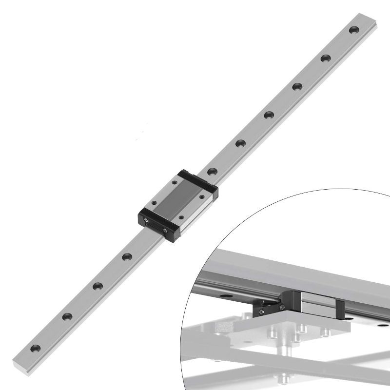 Photo 1 of Usongshine MGN12H Linear Rail Bearing Sliding Block Match use with MGN12 Linear Guide for CNC xyz DIY Engraving Machine (350mm, H-Type)
