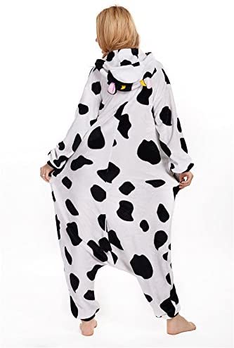 Photo 1 of NEWCOSPLAY Christmas Unisex Adult Cow One Piece Pajamas Cosplay Costume