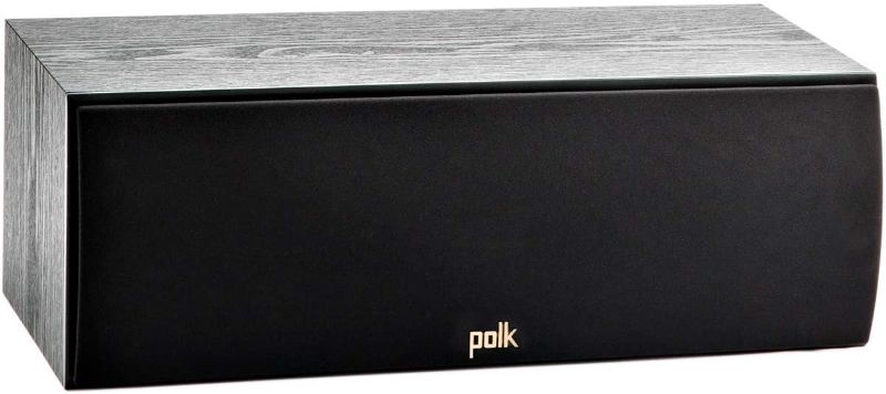 Photo 1 of Polk Audio T30 100 Watt Home Theater Center Channel Speaker - Hi-Res Audio with Deep Bass Response | Dolby and DTS Surround | Single, Black