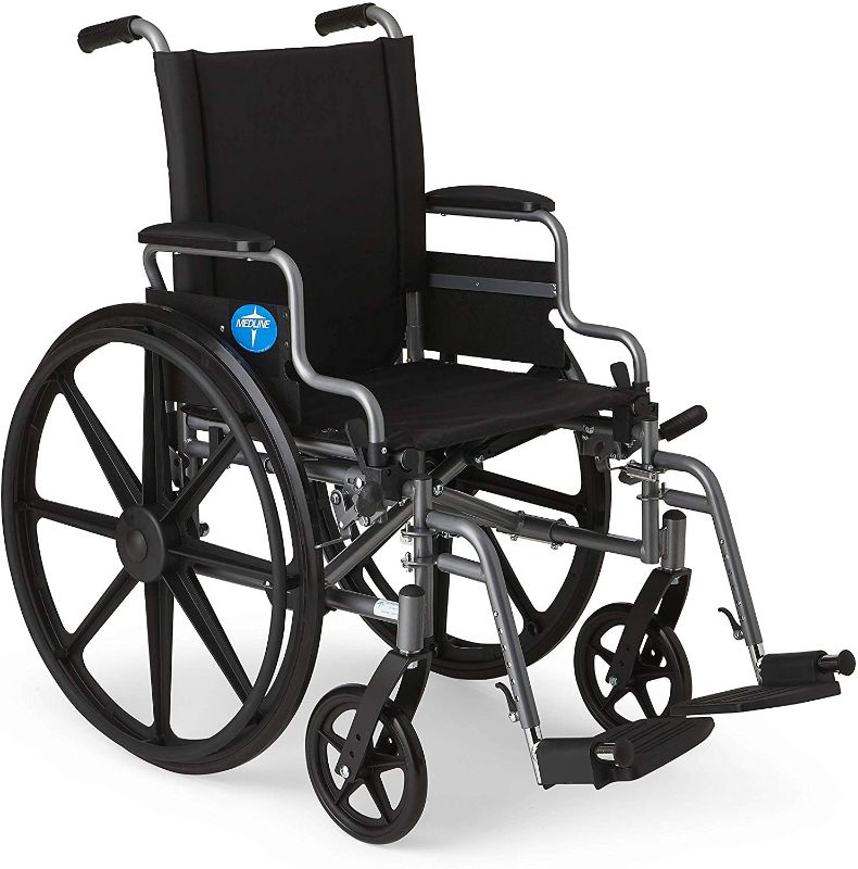 Photo 1 of ***PARTS ONLY***
Medline K4 Lightweight Wheelchair with Flip-Back
