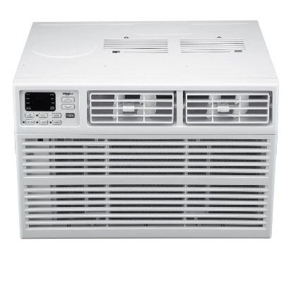 Photo 1 of ***FOR PARTS ONLY -NONFUNCTIONAL***
 - Whirlpool 6000 BTU 115 Volt Energy Star Certified Window Air Conditioner with Temperature Sensing Remote