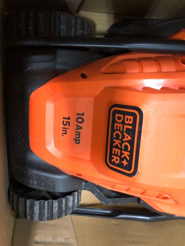 Photo 1 of **PARTS ONLY** Black+decker Bemw472bh 10amp 15" Electric Mower
