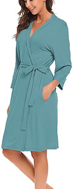 Photo 1 of Bluetime Women Robe Soft Kimono Robes Bathrobe Sleepwear Loungewear Short
Xl