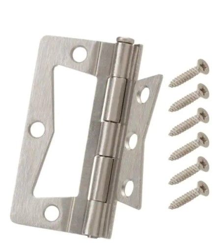 Photo 1 of ** SETS OF 11**NO REFUNDS** 
3 in. Satin Nickel Non-Mortise Hinges 
