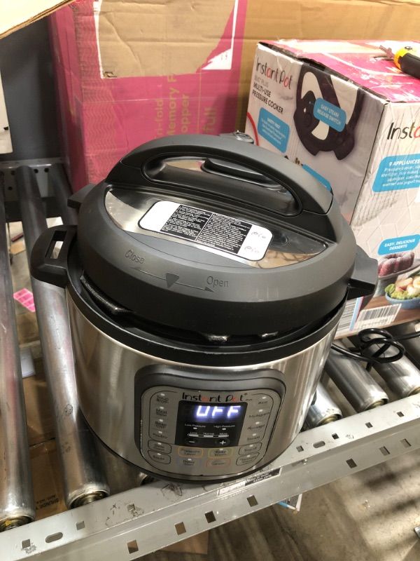 Photo 2 of ***PARTS ONLY*** Instant Pot Duo 7-in-1 Electric Pressure Cooker, Slow Cooker, Rice Cooker, Steamer, Sauté, Yogurt Maker, Warmer & Sterilizer, 3 Quart, Stainless Steel/Black
