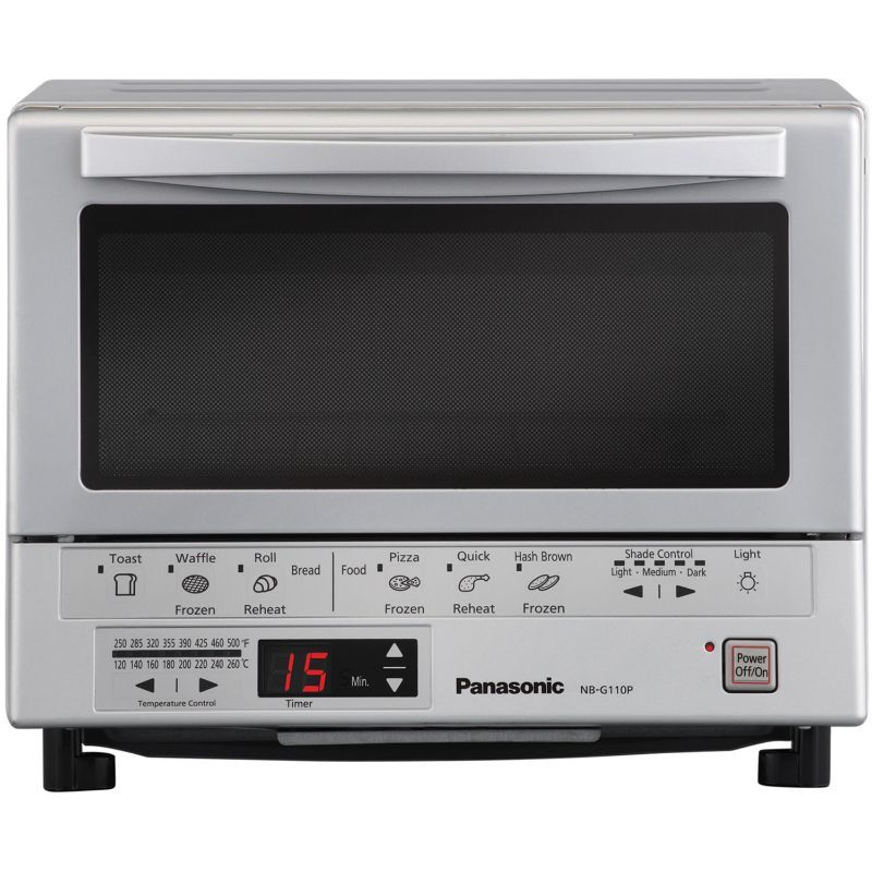 Photo 1 of Panasonic FlashXpress Silver Toaster Oven in Silver
