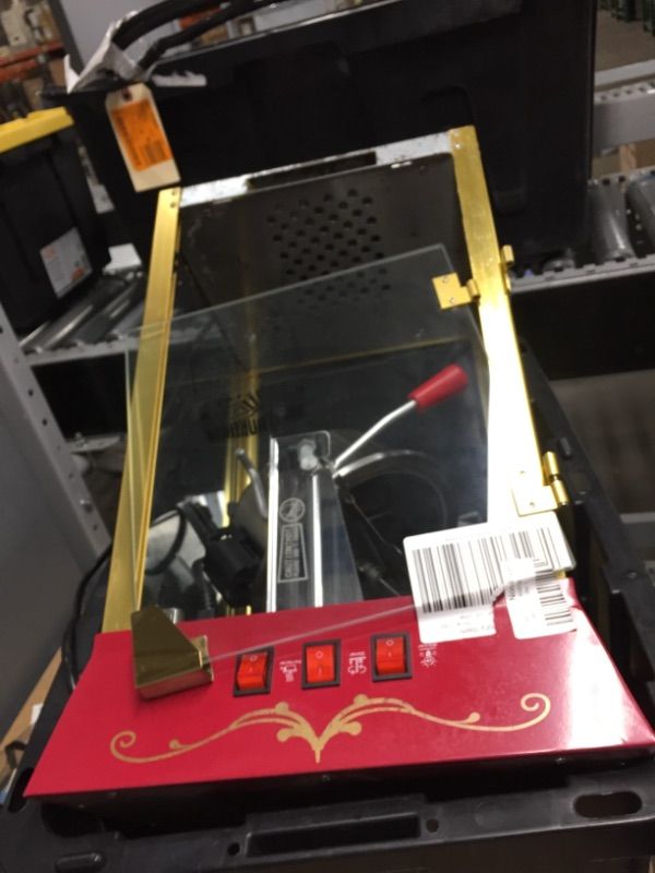 Photo 1 of ***PARTS ONLY*** 
Matinee Movie 8 oz. Antique Red Popcorn Machine with Cart
