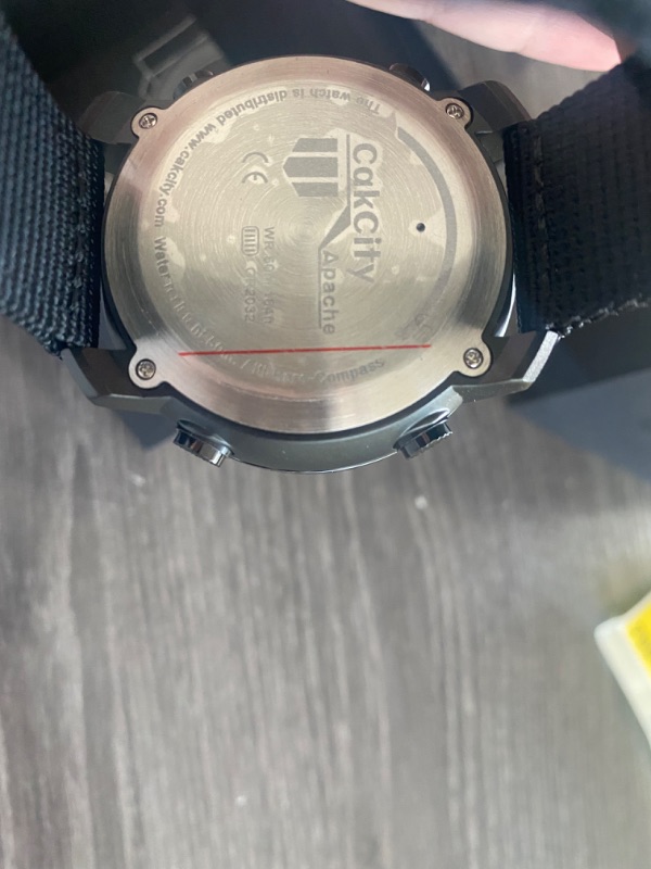 Photo 3 of CakCity Digital Sports Watches for Men Military Watches with Compass Temperature, Steps Tracker, Large Dial, Model: Apache
