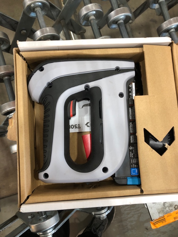 Photo 1 of Arrow Fastener DIY Electric 16 Ga. 3/8 in. Staple Gun Gray
