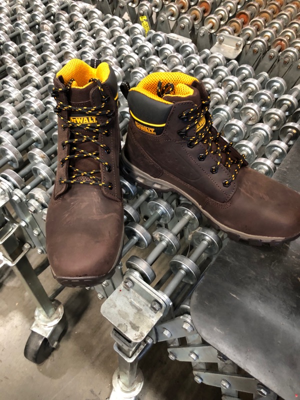 Photo 2 of DEWALT Men's Halogen 6'' Work Boots - Soft Toe - Brown Crazy Horse Size 12(M)