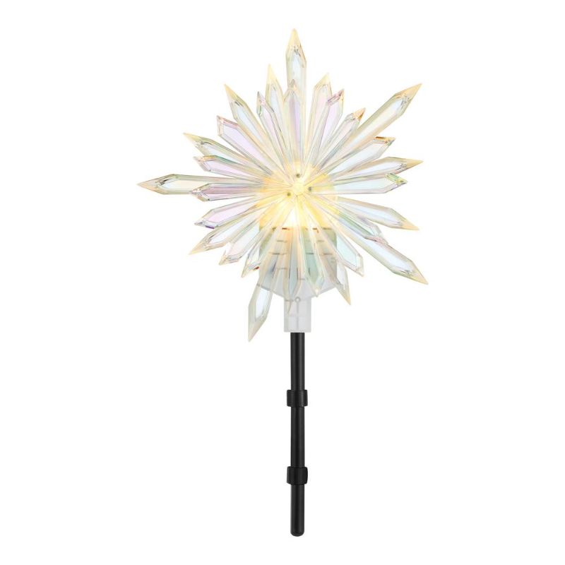 Photo 1 of *MISSING stake and extra fuse*
LightShow 19 in. Classic White Christmas Projection Kaleidoscope-Starburst Tree Topper
