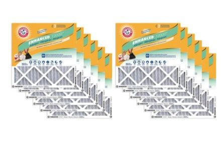 Photo 1 of *SEE last picture for damage*
Arm and Hammer 20 x 30 x 1 Odor Allergen and Pet Dander Control Air Filter (12-Pack)
