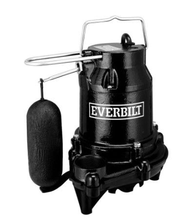 Photo 1 of *seems USED*
Everbilt 1/3 HP Cast Iron Sump Pump